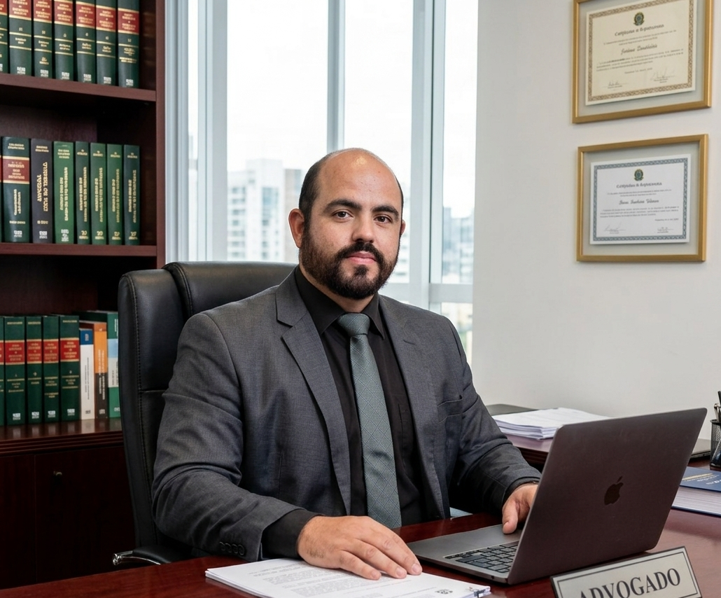 Dr. Fernandes em seu escritório